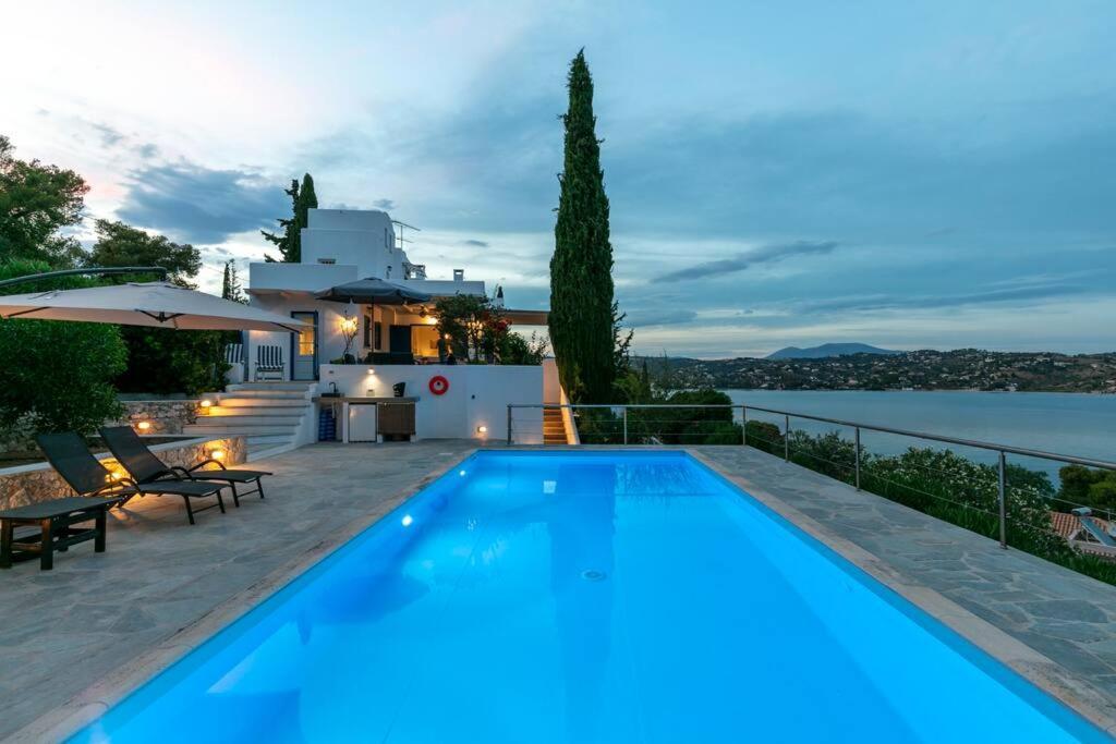 Retreat Villa By The Sea With Pool In Porto Heli Exterior foto