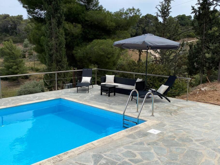 Retreat Villa By The Sea With Pool In Porto Heli Exterior foto